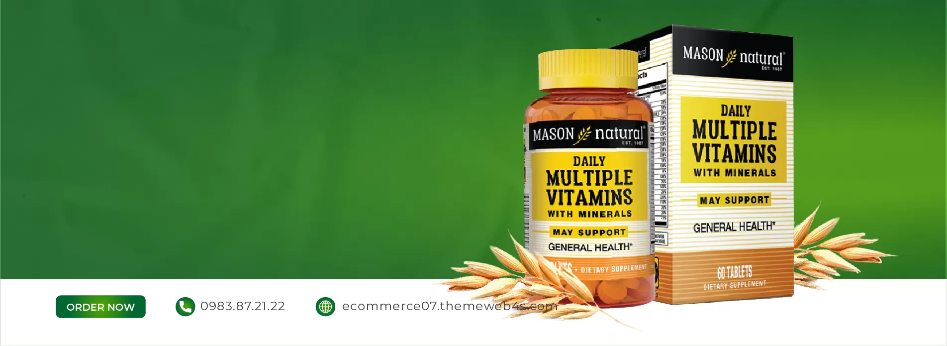 Bổ sung vitamin, khoáng chất <br> các chất dinh dưỡng thiết yếu cho cơ thể.